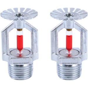 2 Pcs Fire Sprinkler Head - Copper Chrome
